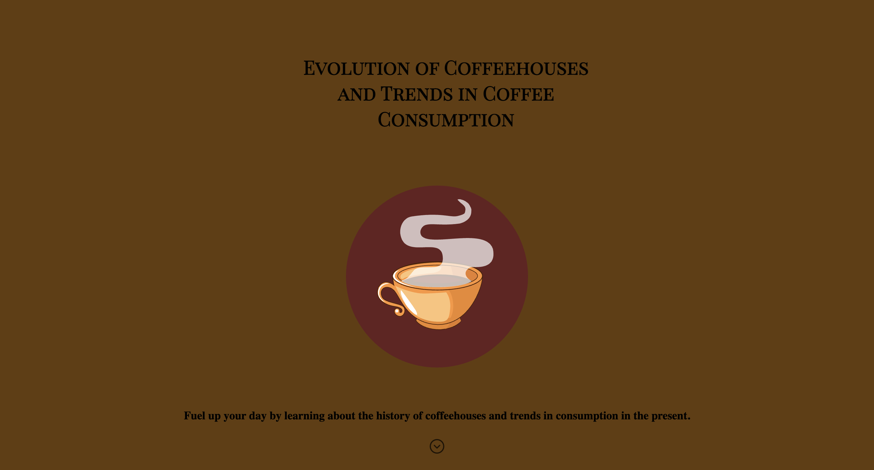 The home image of the Coffee project.